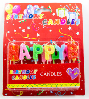 Happy Birthday Candle (Big)