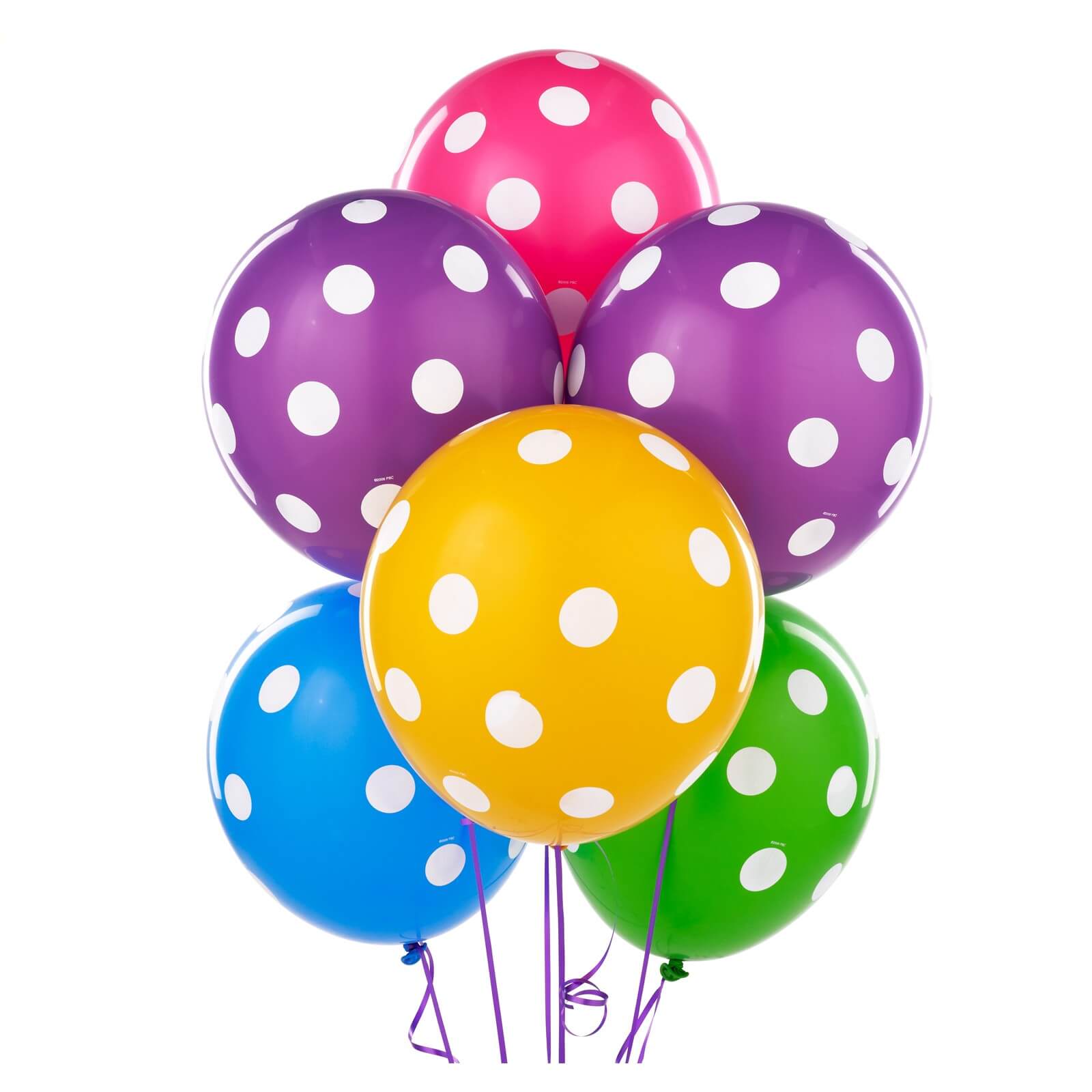 Mixed Dotted Balloons